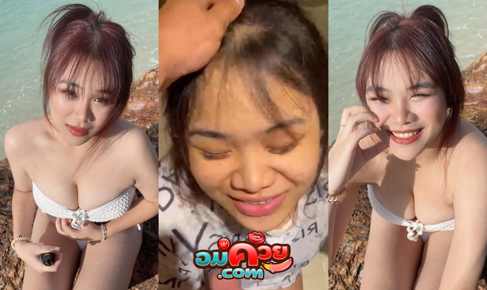 คลิปหลุด ทางบ้าน sxnny_as สาวขาวหมวยขี้เงี่ยน แอบเพื่อนมาโม๊คควยให้ผัว ในห้องน้ำคาชุดนอน ทั้งอมดูดไข่สไลด์ดาก เสียวหัวควยเพลินๆเลย